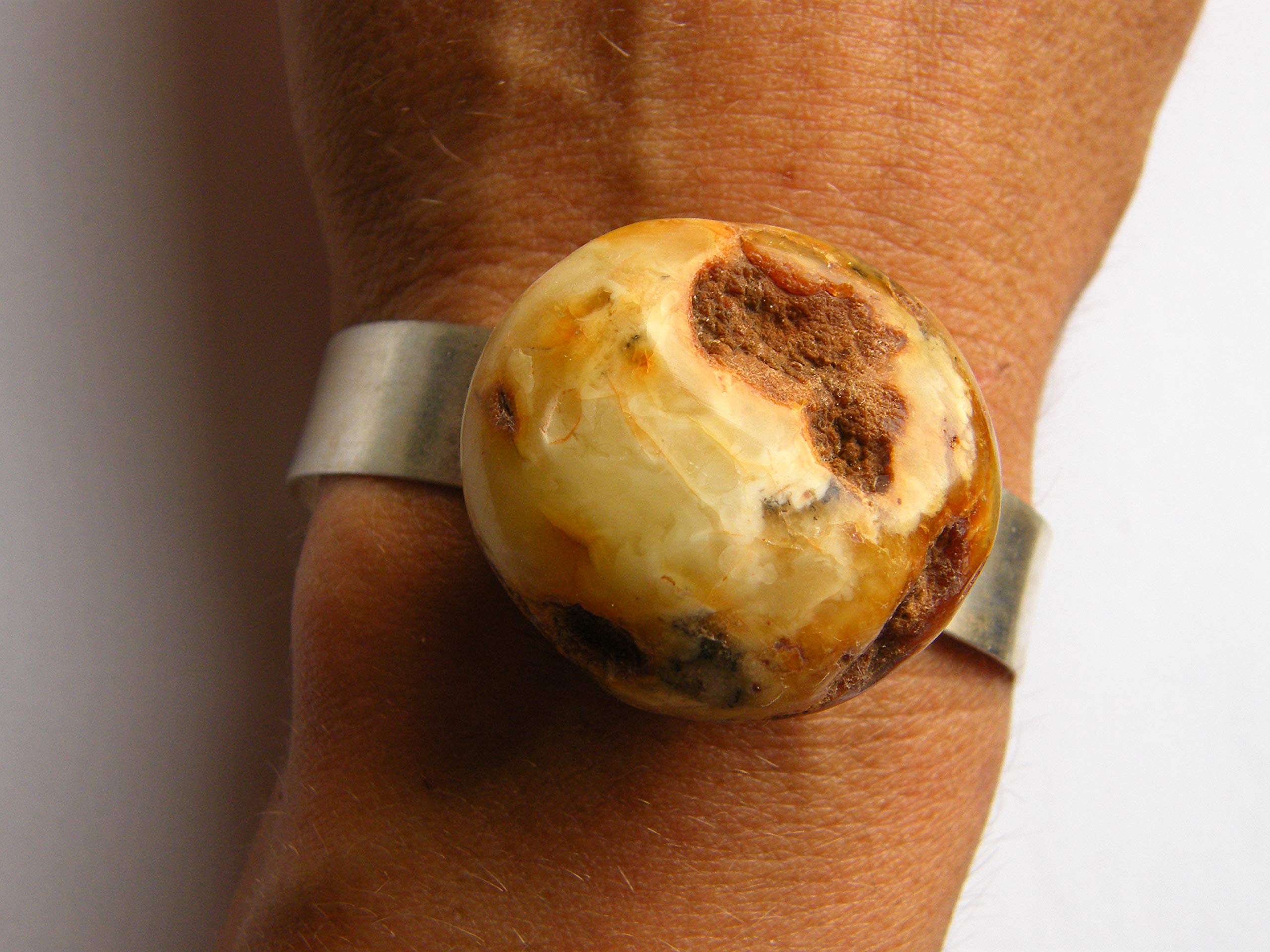 Armband Bernstein Armreif GELB Silber 925 NEU- UNIKAT N112