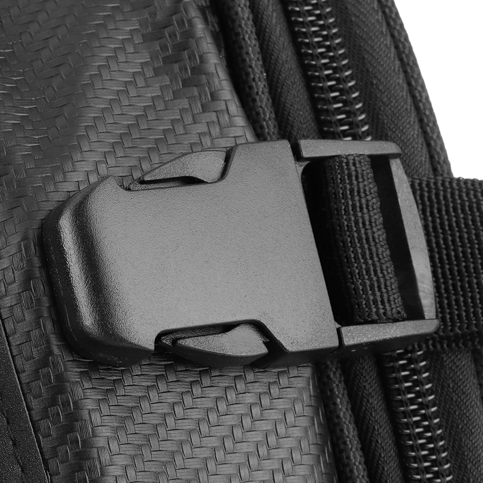 Borsa da sella per moto Kuuelyn, scatola per borse da viaggio in pelle nera con sella posteriore impermeabile