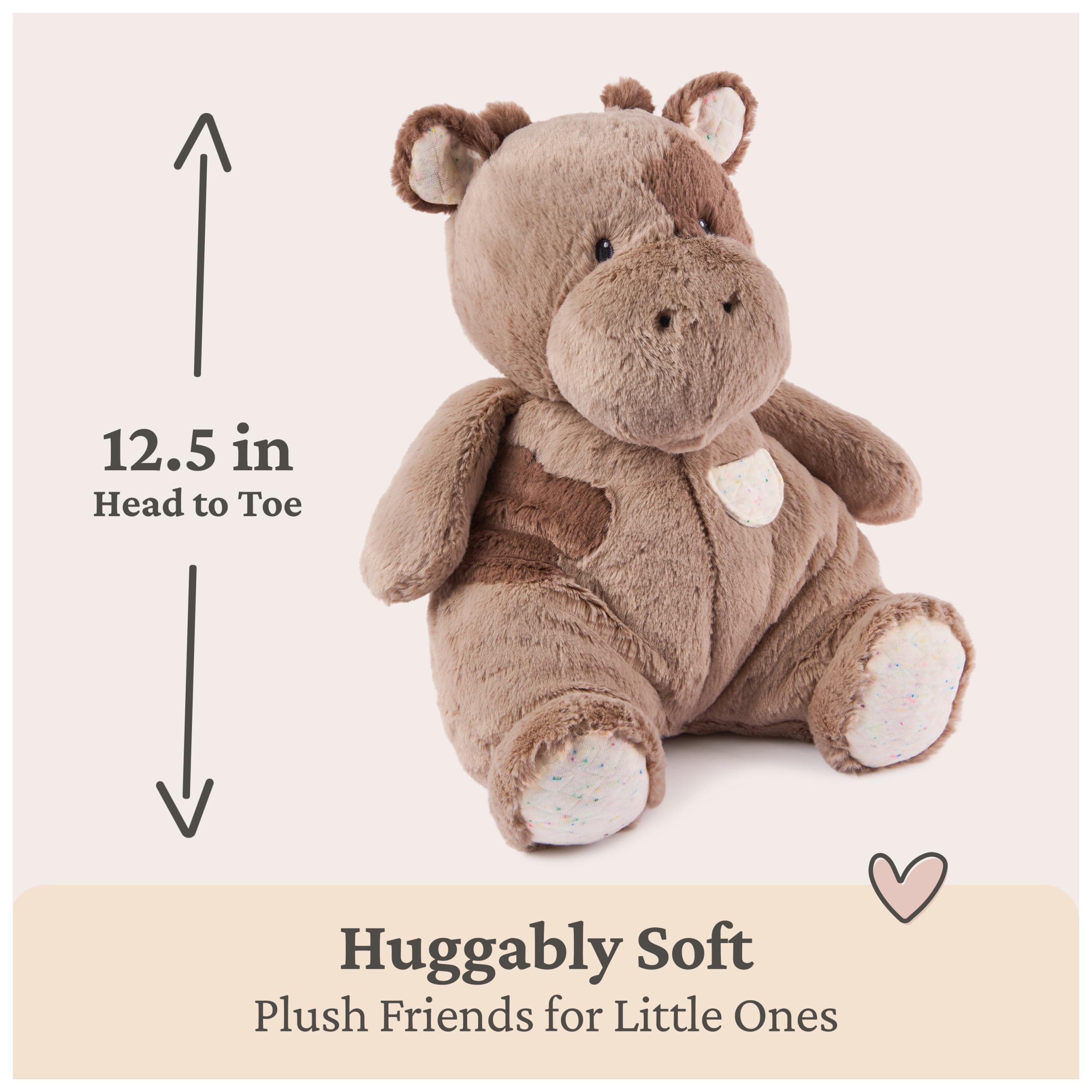 Baby GUND Oh So Snuggly Mucca Peluche Mucca Peluche Animale per Neonati e Neonati, Marrone, 31,8 cm