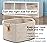 COMFY-HOMI Storage Basket for Shelves, Woven Baskets for Storage, Cotton Rope Basket for Toys,Towel Baskets, Toy Storage Organizer, Storage Cube Bin, Organization and Storage-All Brown