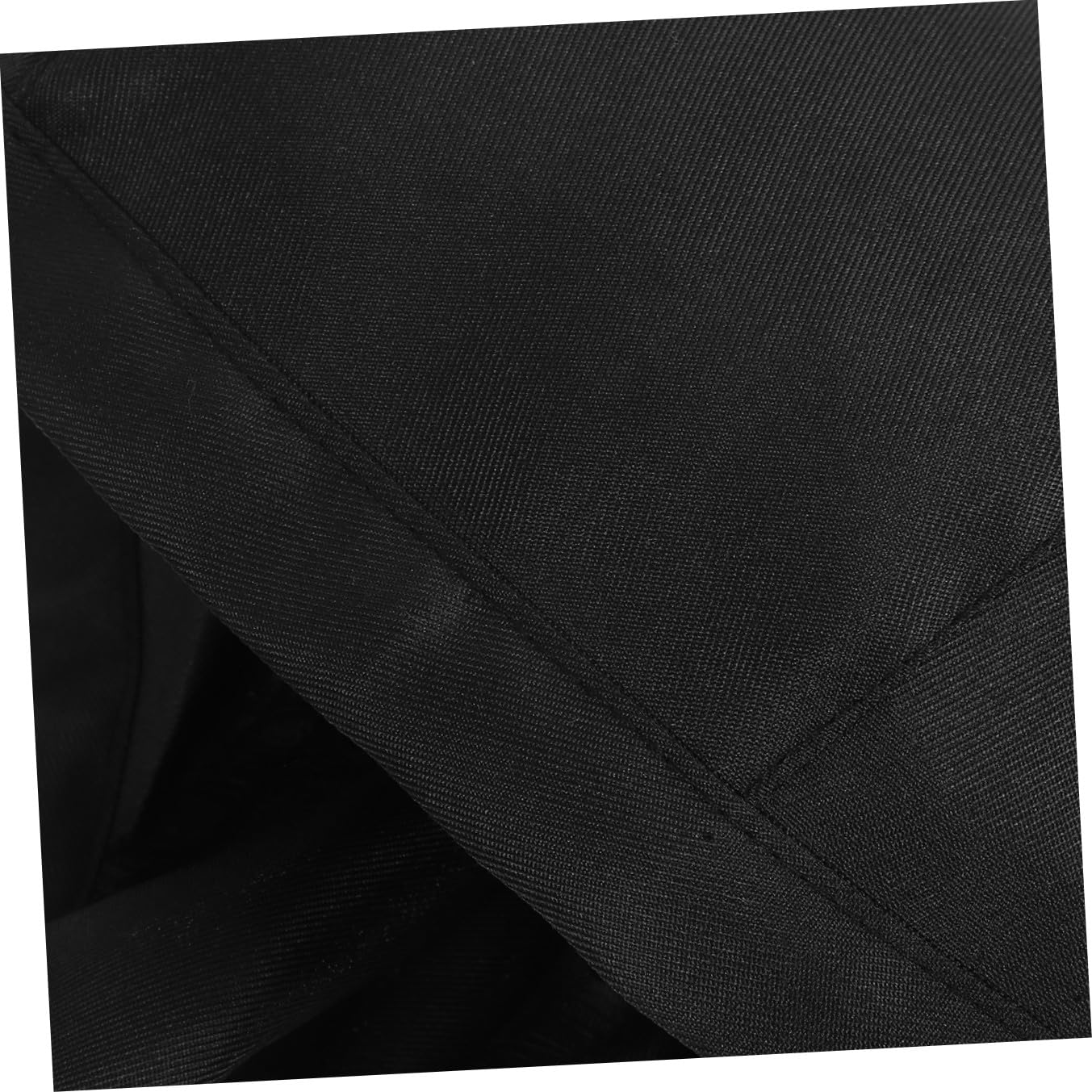 GALPADA 3 Gorros de Chef Negros Tela Cómoda y Transpirable Diseño Simple y Ajustable para Cocina y Trabajo para Hombres y Chefs en Vida Diaria