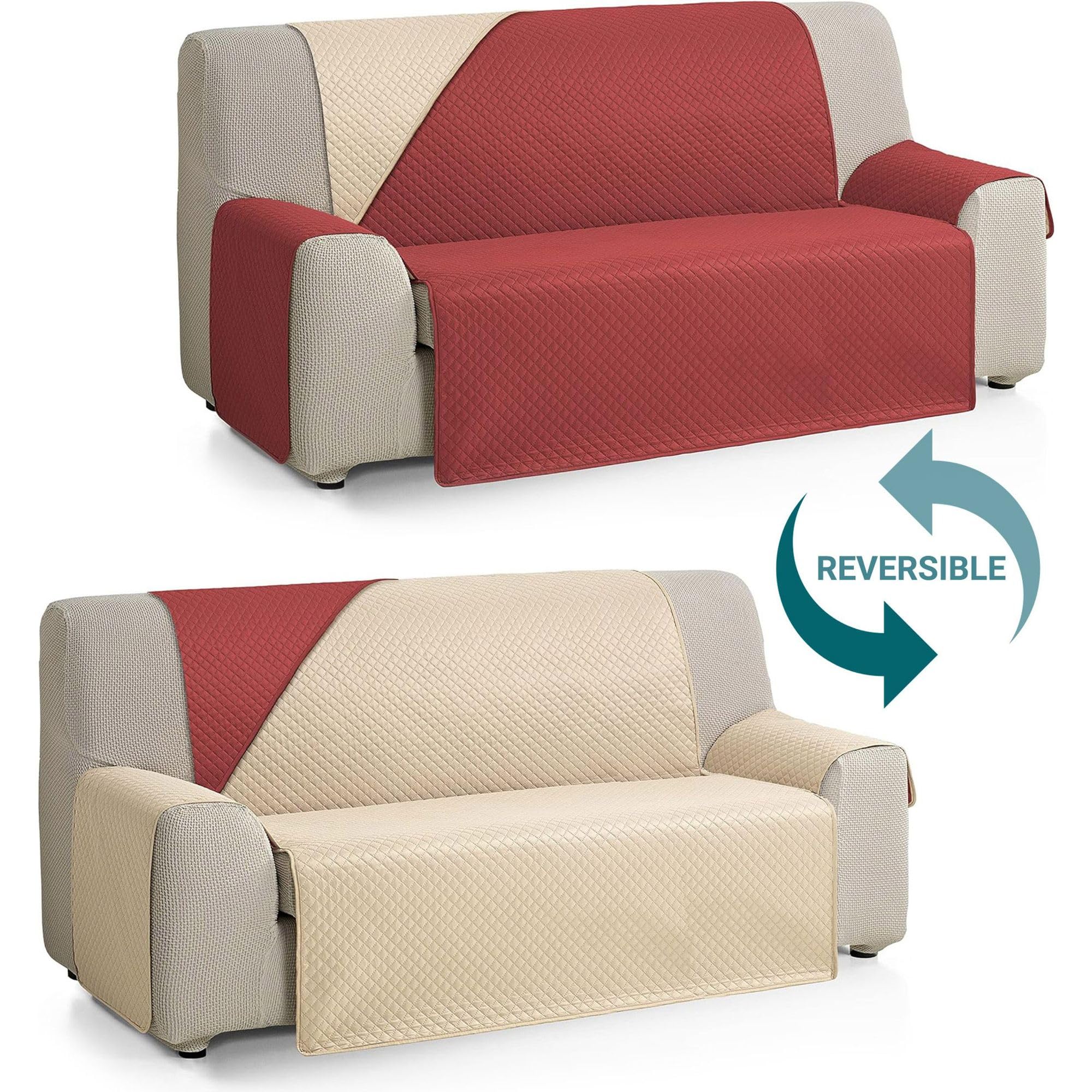 ECOMMERC3, Beige/Red, 2 Plazas XL - Image 4
