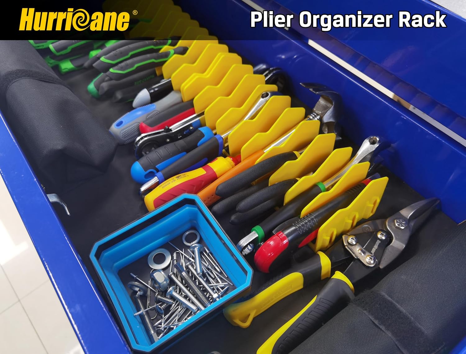 HURRICANE Plier Organizer Rack 2 Pack with Upgrage Collapsible Magnetic Parts