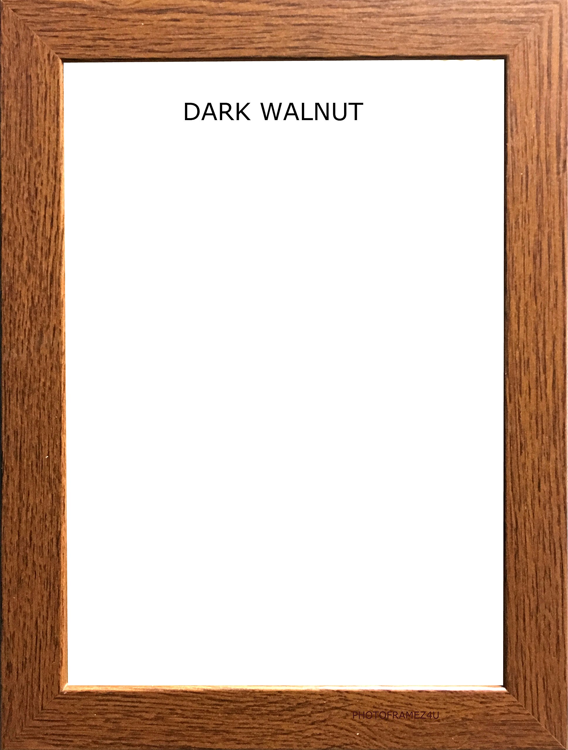 Ulisia Enterprise Dark Walnut 70X50cm Wooden Effect Photo Frame, Poster/Picture Frames For Wall Mount/Freestanding.available In Verious Sizes And Colours.