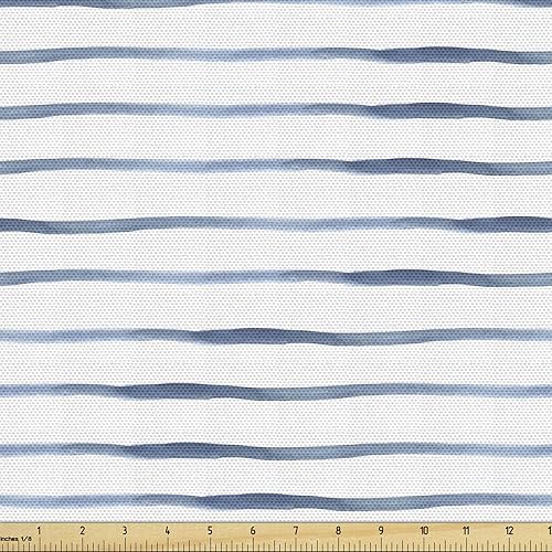 Ambesonne - Tela multicolor con estampado digital por yarda