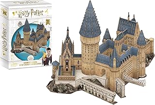 4D Cityscape Harry Potter Great Hall Paper 3D Puzzle Standard, Multicolored
