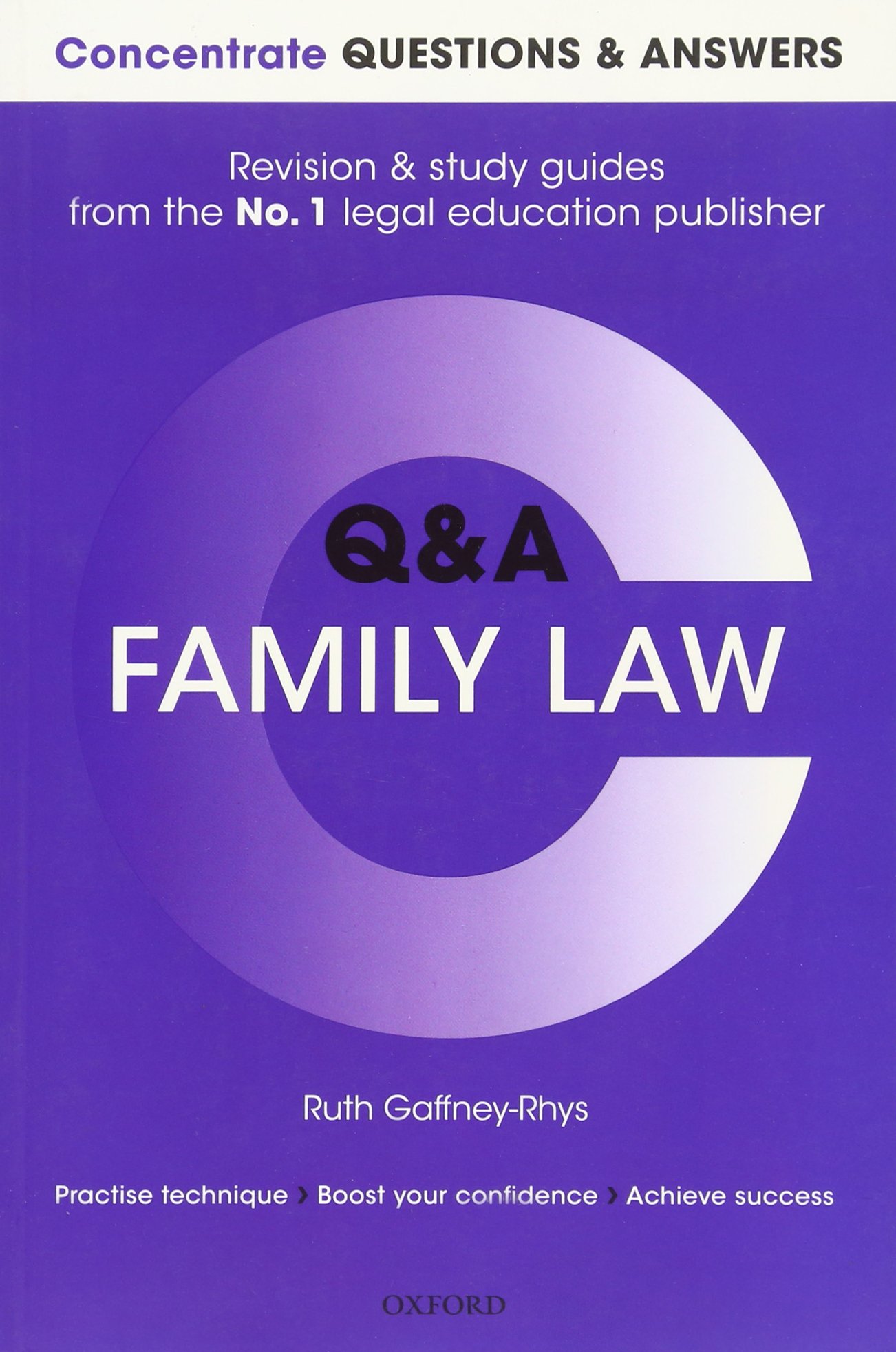 Concentrate Questions and Answers Family Law: Law Q&A Revision and Study Guide