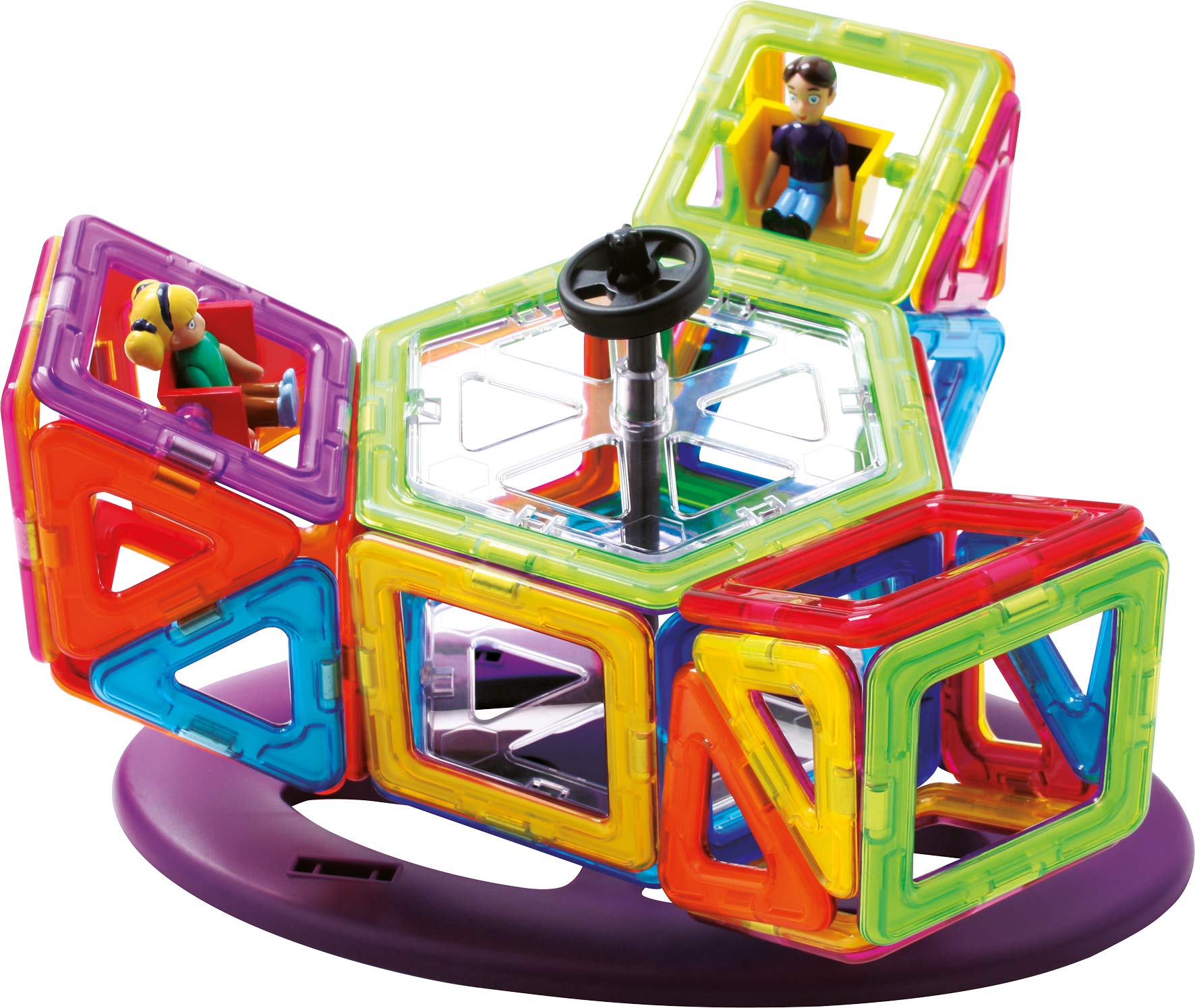 Magformers karnawałowy zestaw 46 sztuk (biały), AK703001N