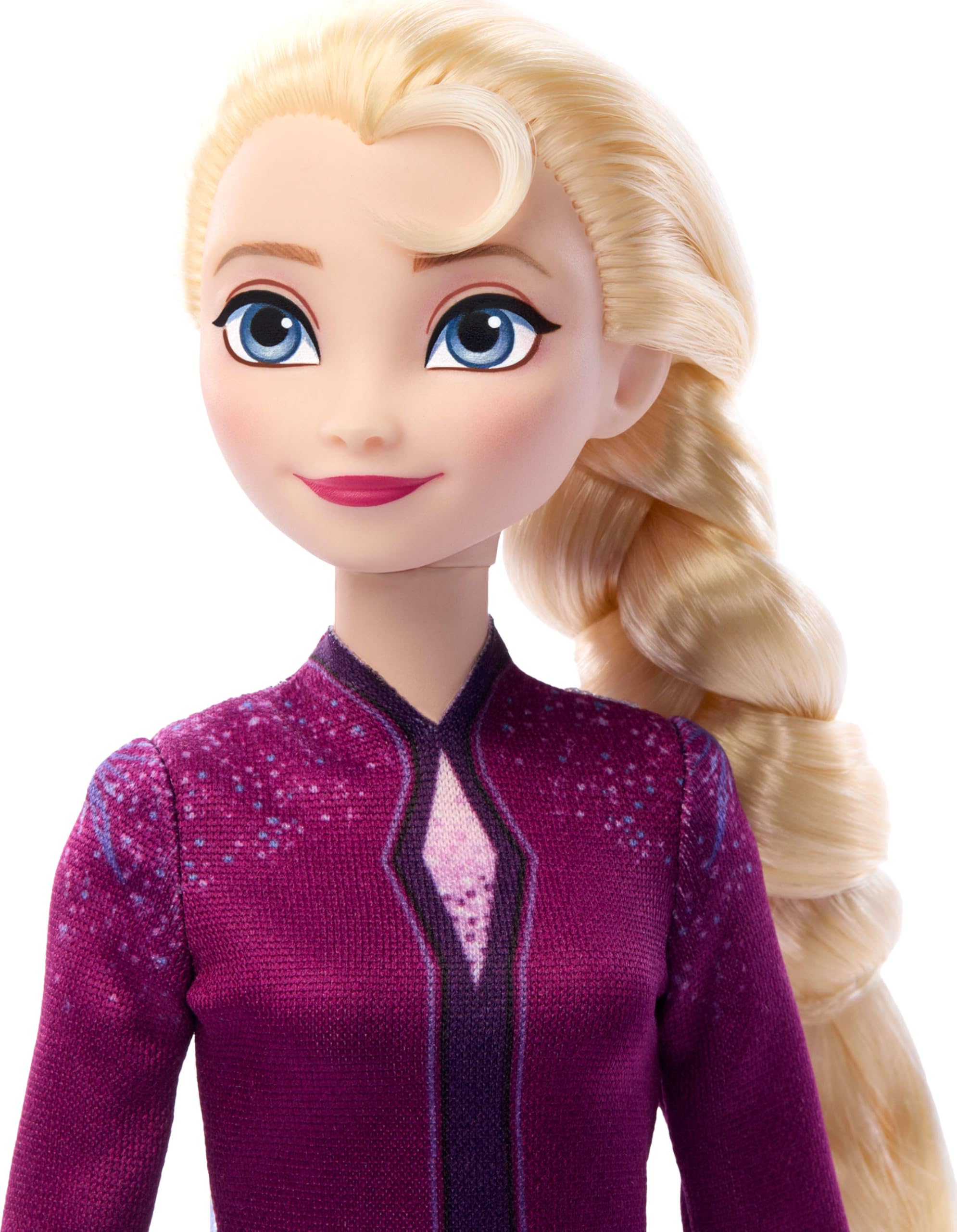 Mattel Disney Frozen Elsa Fashion Doll & Bear Cub Figure with 4 Accessories Including Animal Bed & Blanket - Image 3