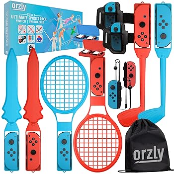 Orzly Switch Sports Games Accessories Bundle (Switch)