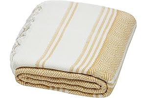 DEMMEX Organic Turkish Cotton Yoga Blanket
