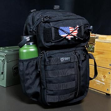 DDT Death Dealer Tactical Assassin Sling EDC Bag, Color Black