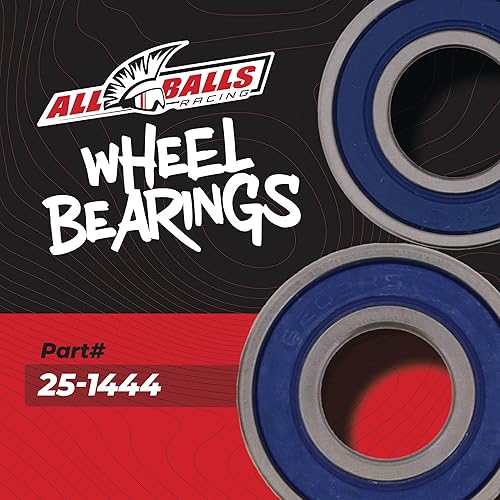Miniatura 2 de All Balls Racing 25-1444 Kit de rodamientos de rueda compatible conreemplazo para Kawasaki Yamaha
