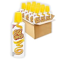 Vista 1 de EASY CHEESE Cheddar Cheese Snack, 12 - 8 oz Cans