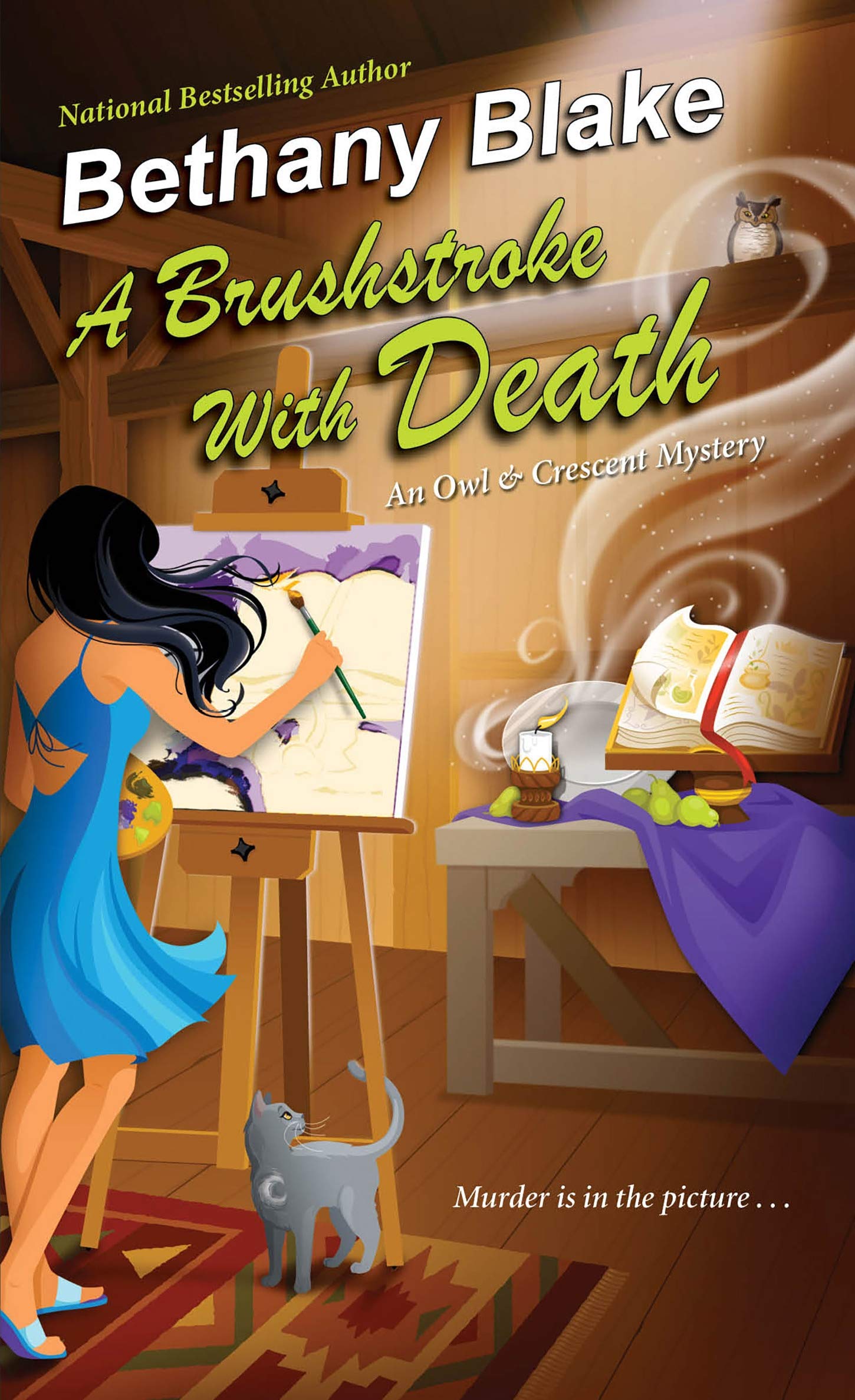 A Brushstroke with Death (An Owl & Crescent Mystery)