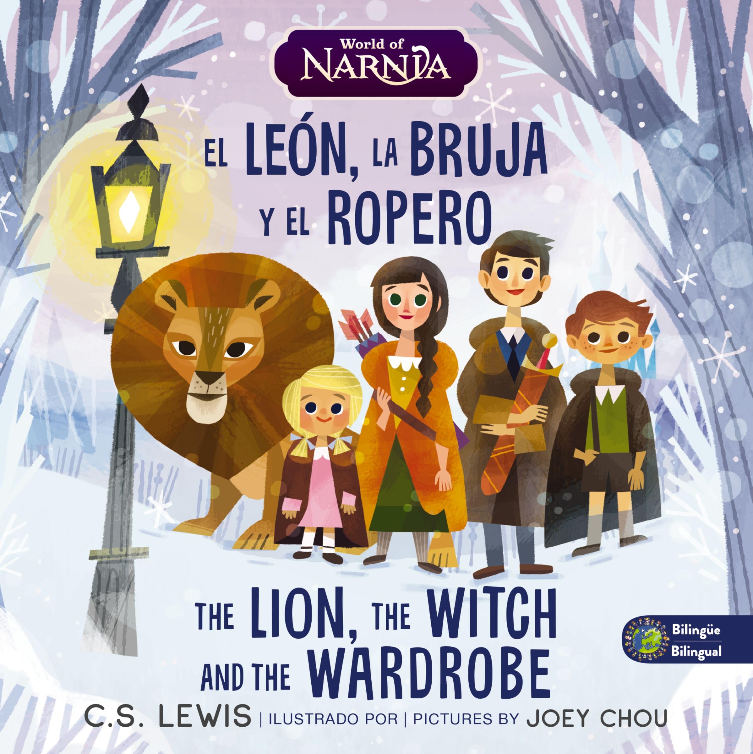 The Lion, the Witch, and the Wardrobe/ El leon, la bruja y el ropero, Bilingual Board Book (Las Cronicas de Narnia) (Spanish Edition)