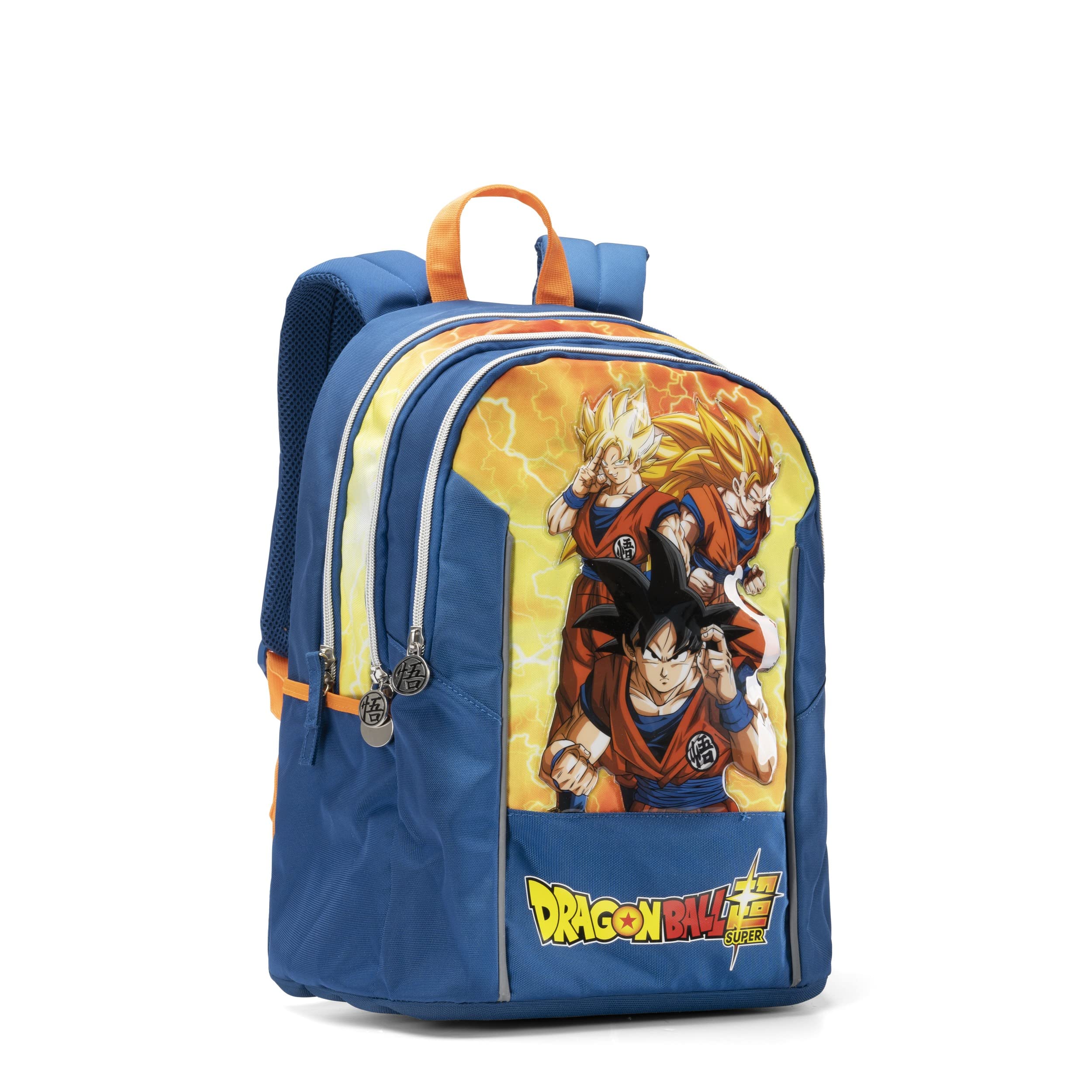 Franco Cosimo Panini Unisex Kids Blu/Giallo Dragon Ball Zaino Organizzato, - Bambini E Ragazzi Zaino Organizzato, Taglia Unica