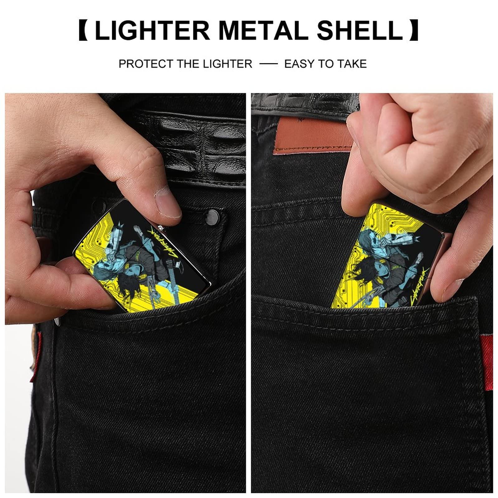 Amazon.co.jp: ジッポライター 外側ケース サイバーパンク2077 V Zippo