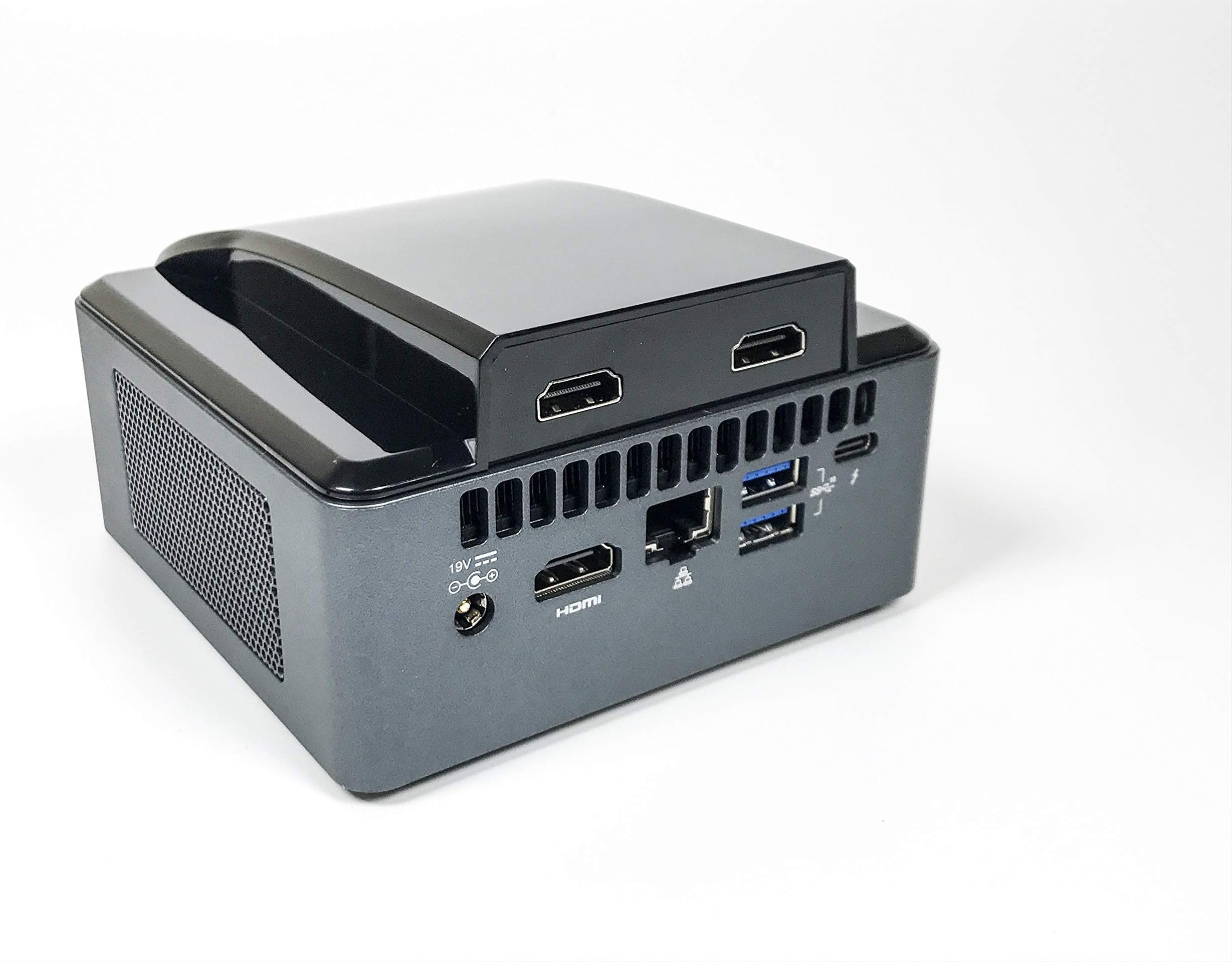 GORITE|Intel NUC Dual HDMI LID: Add Dual Monitor Capability to Your Intel NUC - Easy Installation, Durable Design, Plug and Play Solution