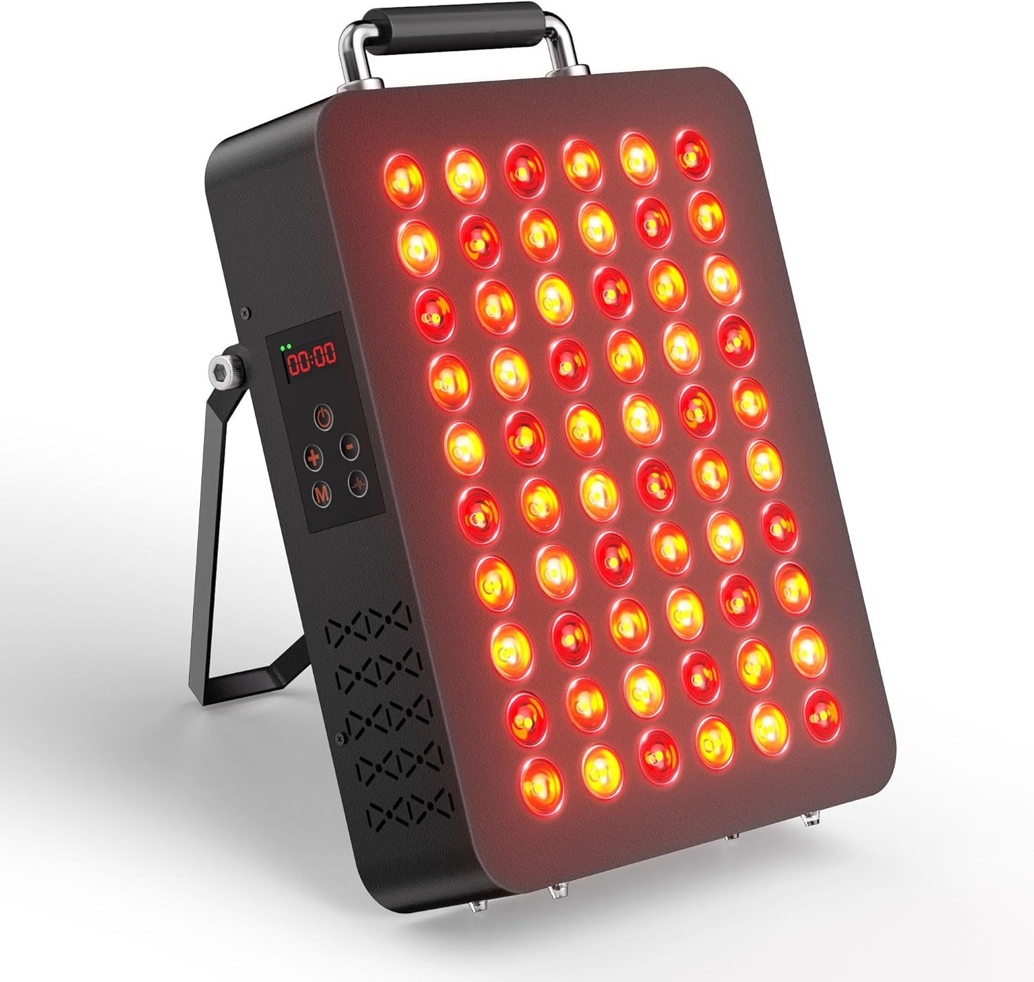 Red Light Therapy - Upgraded 6-CORE LED Chips Red Infrared Light Device, 60 LEDs with 3 Modes, Timer & Stand, 660nm/850nm Near Infrared Light for Face & Body Care