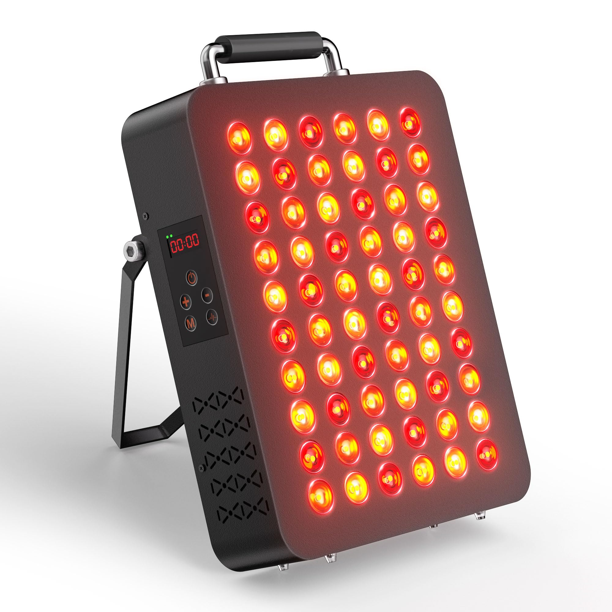 Lámpara infrarroja con 60 LED, chip LED de 6 núcleos, doble chip de 660 nm y 850 nm, 300 W de alta potencia, ideal para familias, XL 99W 7u2
