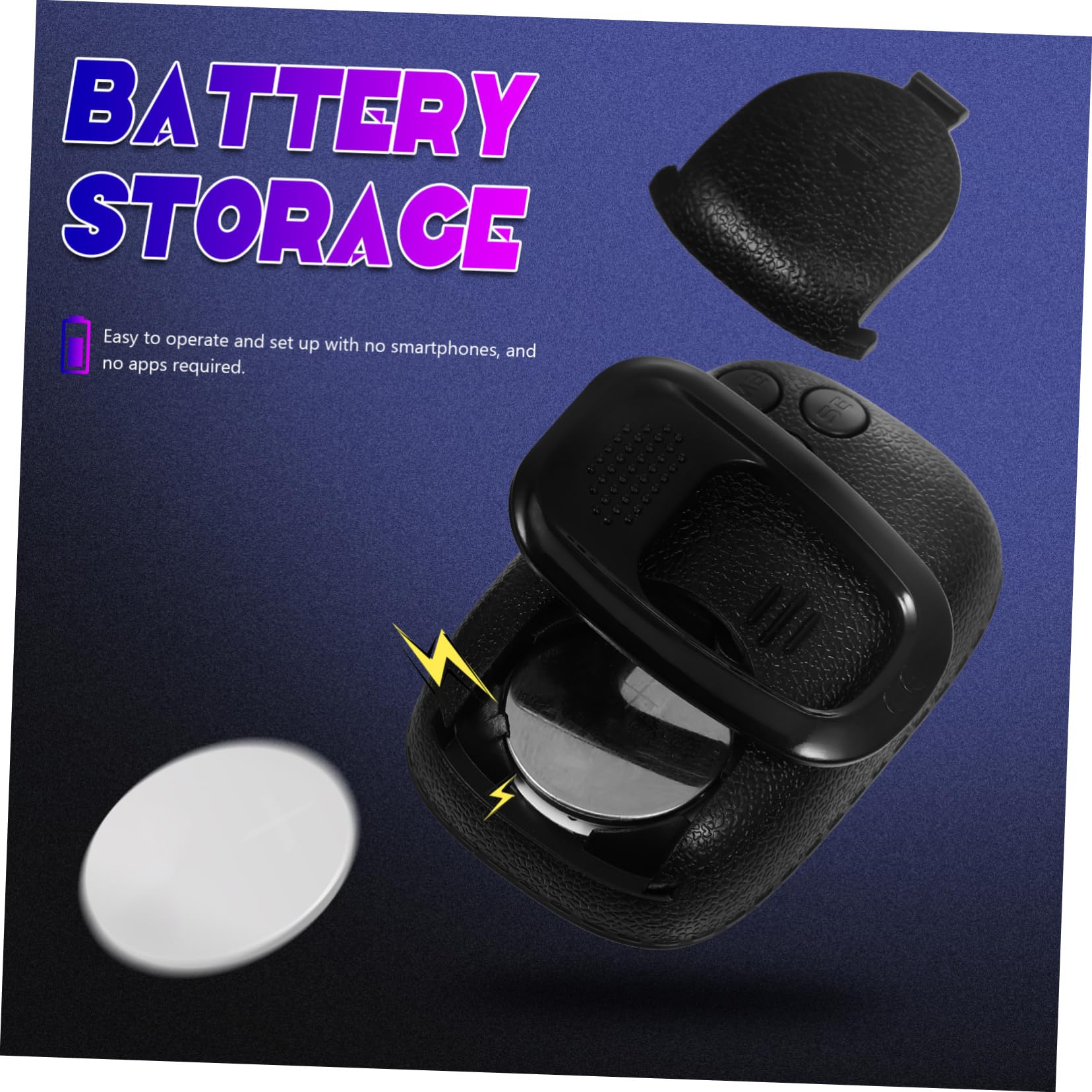 KOMBIUDA Pedometer Sports Step Counter Full Screen Display Digital Running Pedometer Track Your