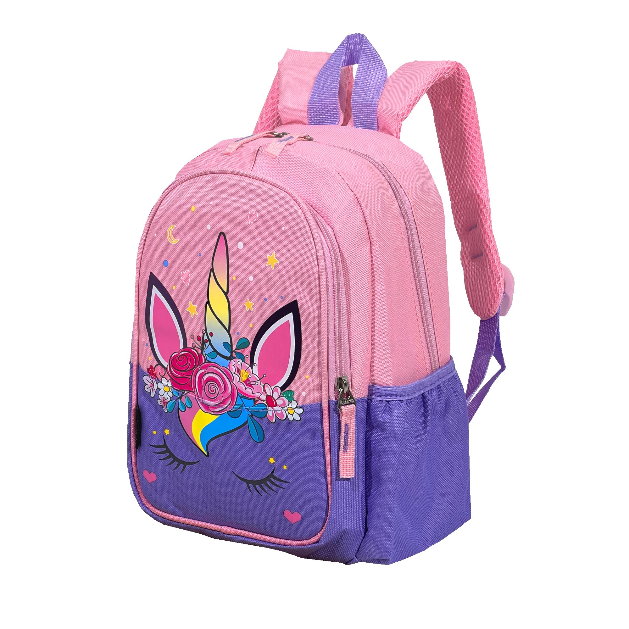 Powofun Girls Purple Unicorn 12 Inch Kids Toddler Preschool Travel Backpack Kindergarten Cool Cute Cartoon Schoolbag Dinosaur Bookbag For Boys Baby