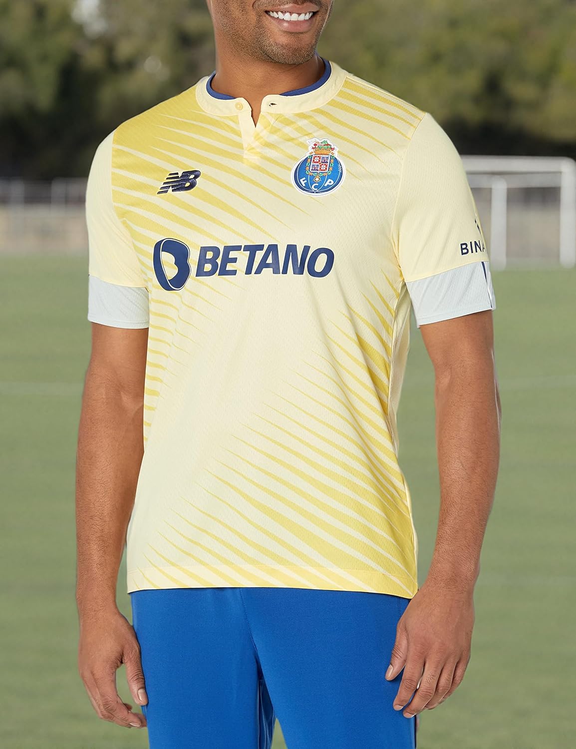 New Balance Mens Fc Porto Short Sleeve Jersey 22 - Image 3