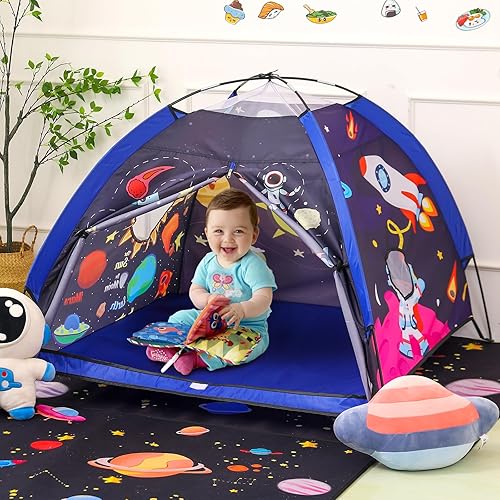 Miniatura 6 de Tienda de campaña para niños, casa de juegos Lucky castle para niños y niñas, tienda de campaña con cúpula fácil y divertida tienda de campaña para