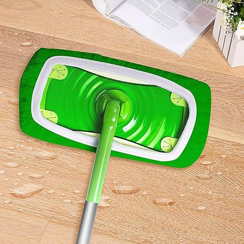 Miniatura 5 de 10 almohadillas reutilizables para trapeador Swiffer, repuesto de microfibra lavable para mopa húmedaseca, compatible con trapeadores Swiffer