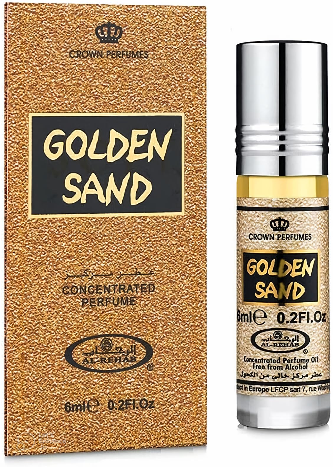 Golden Sand 6 ml zapach perfum – Al Rehab Misk olejek perfumowany dla mężczyzn i kobiet, piżmo