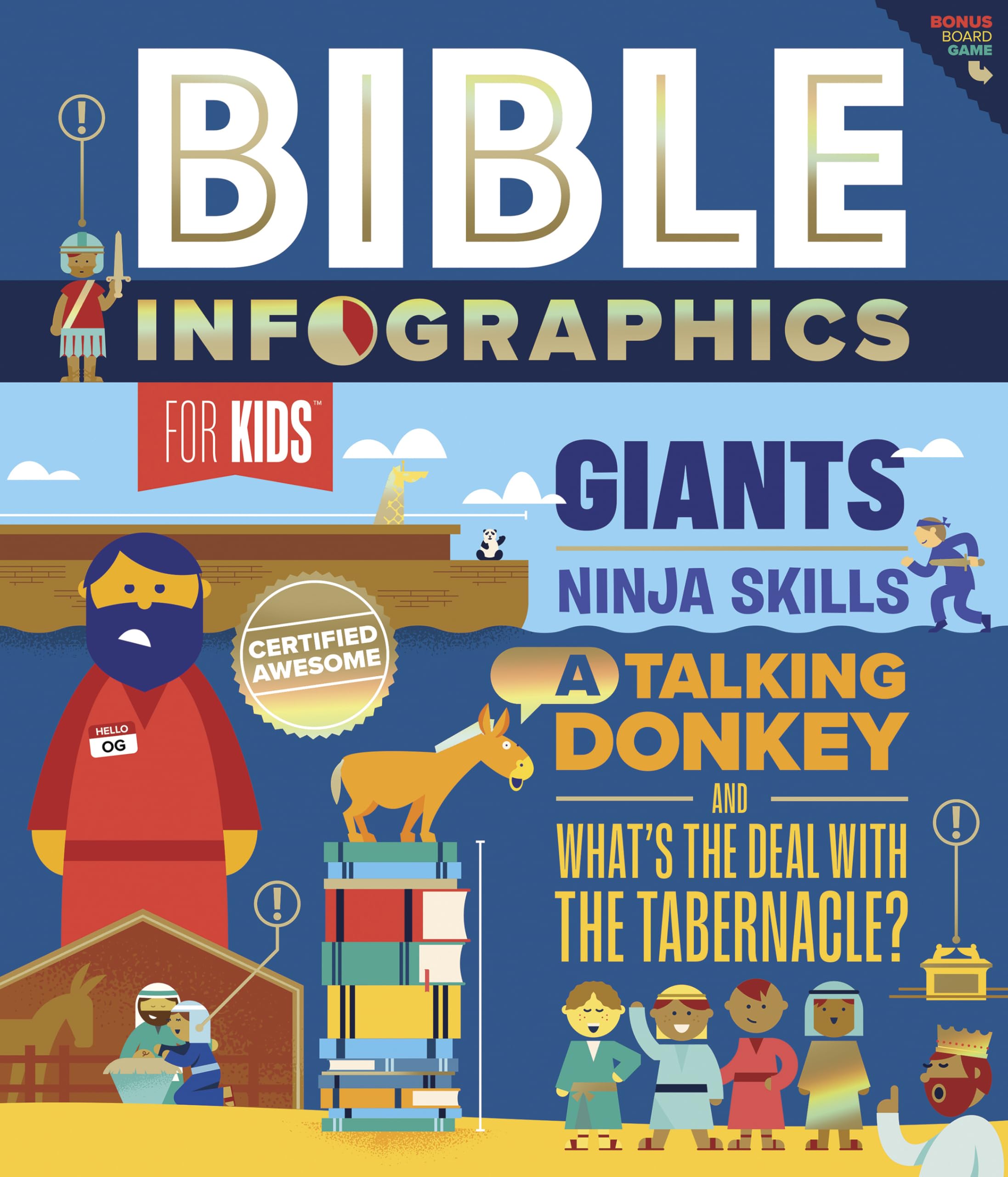Bible Infographics for Kids(tm) Hardcover – Illustrated, 8 May 2018