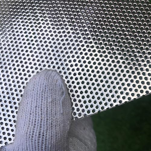 Miniatura 8 de Hojas de metal perforadas, hojas expandidas y perforadas, hoja de acero inoxidable perforada-20GA Agujero de 0.06 pulgadas (aproximadamente 0.059