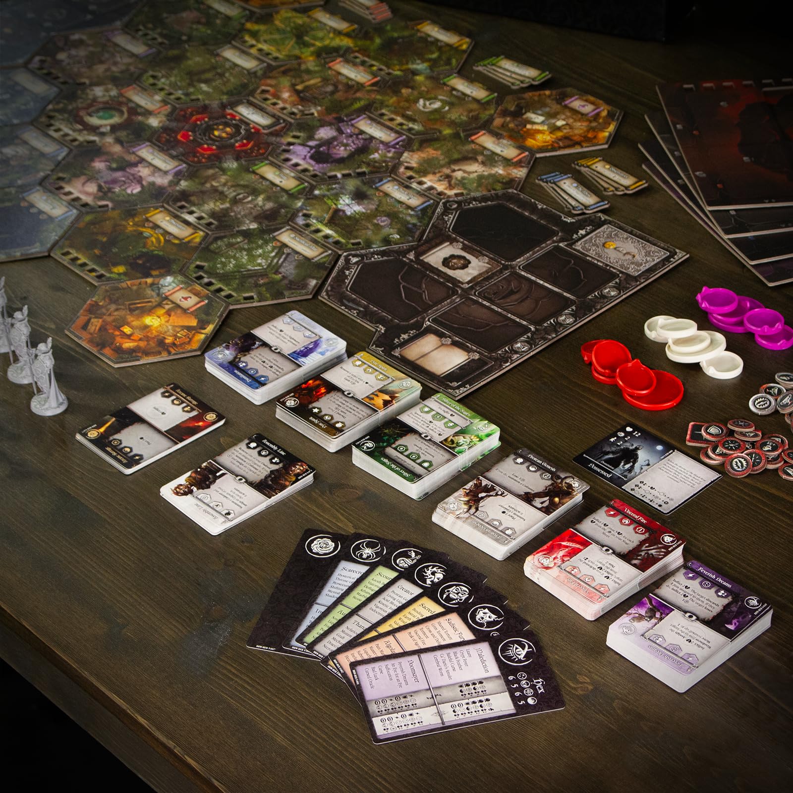 Asmodee Ludus Magnus Studio Black Rose Wars: Rebirth, Gioco da Tavolo Fantasy di Strategia e Combattimento, 2-4 Giocatori, 14+ Anni, Edizione in Italiano