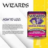 Vista 3 de Wizards Pulidor de Metal_Plata, Latón, Acero Inoxidable y Aluminio Cuidado del Coche 3oz-wt_11011