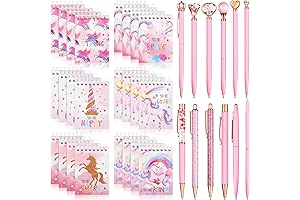 Fulmoon Unicorn Notepad Party Favors Set