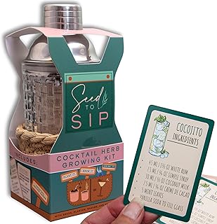 Kit de sementes para cocktails Boxer Gifts