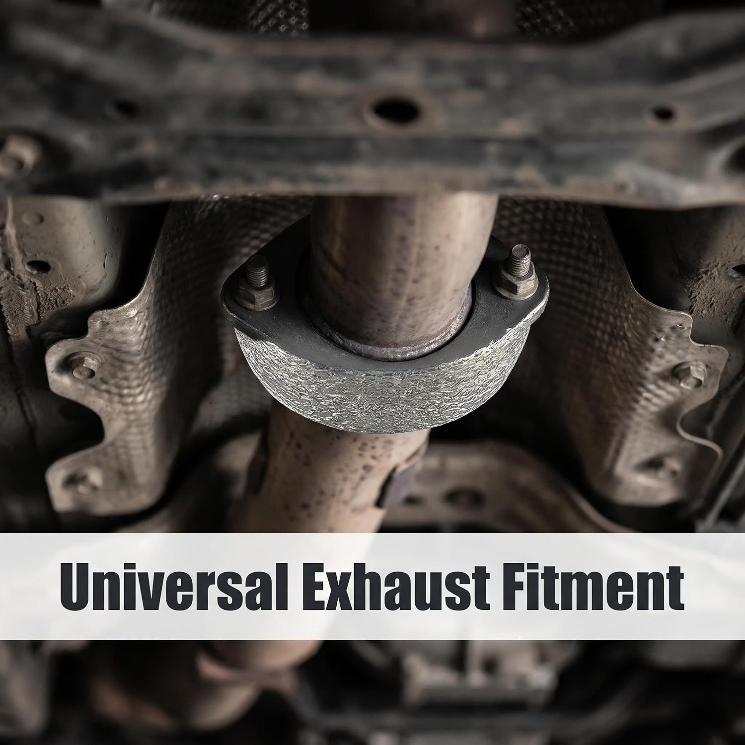 2 inch Exhaust Tail Pipe Donut Gasket Muffler Seal Ring Donut Exhaust Flange Gasket with Stainless Steel Metal mesh 51mm