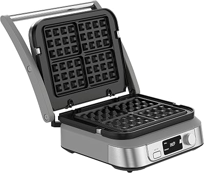 Waffle Plates Only for Cuisinart Griddler GR-4N, GR-5B, GR-6 and GRID-8N Series, Nonstick Coating Baking Waffle Plates by Gvode | Nonstick Replacement Plates for Gr-4n, Gr-5b, Gr-6 and Grid-8n Series, Made for Waffles Only, Not a Waffle Maker