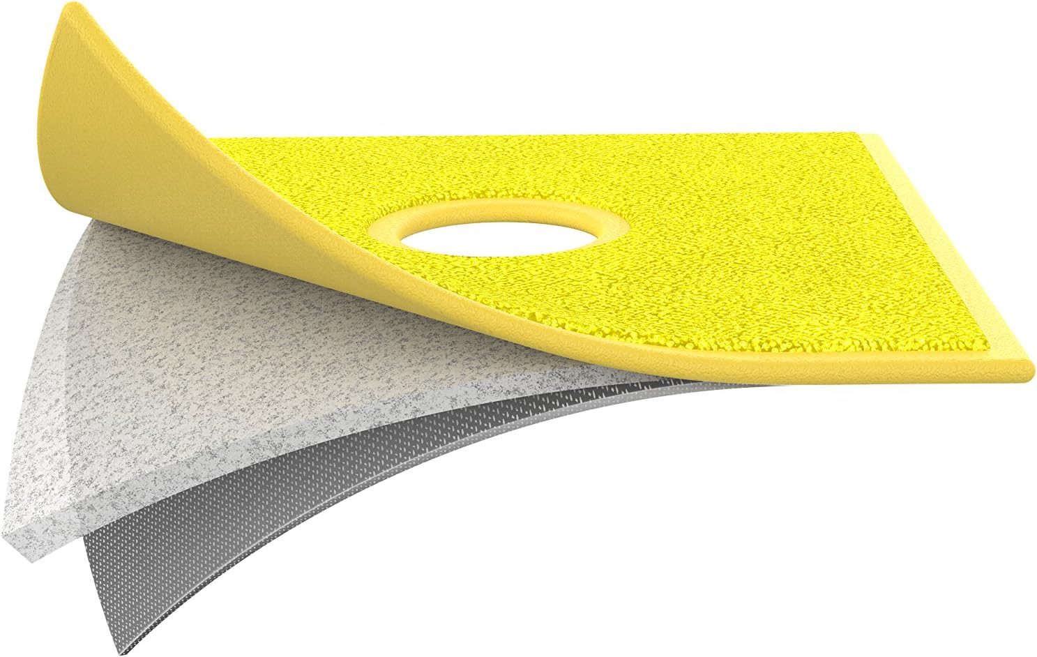 Unger FensterProfi Microfibre Pad (98801D) 3-ply Microfibre Pad for Unger Window Professional Machine Washable at 60 °C 217 x 217 mm 80% Polyester, 20% Polyamide Extremely Durable