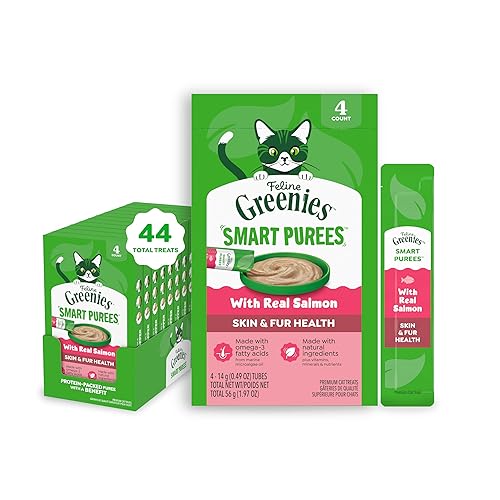 Greenies Feline Smart Purees Skin & Fur Health Lickable Cat