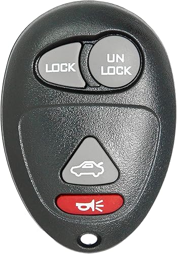 Keyless2Go Reemplazo para llavero de coche de entrada sin llave vehículos que utilizan 4 botones L2C0007T 10335582-88 control remoto,