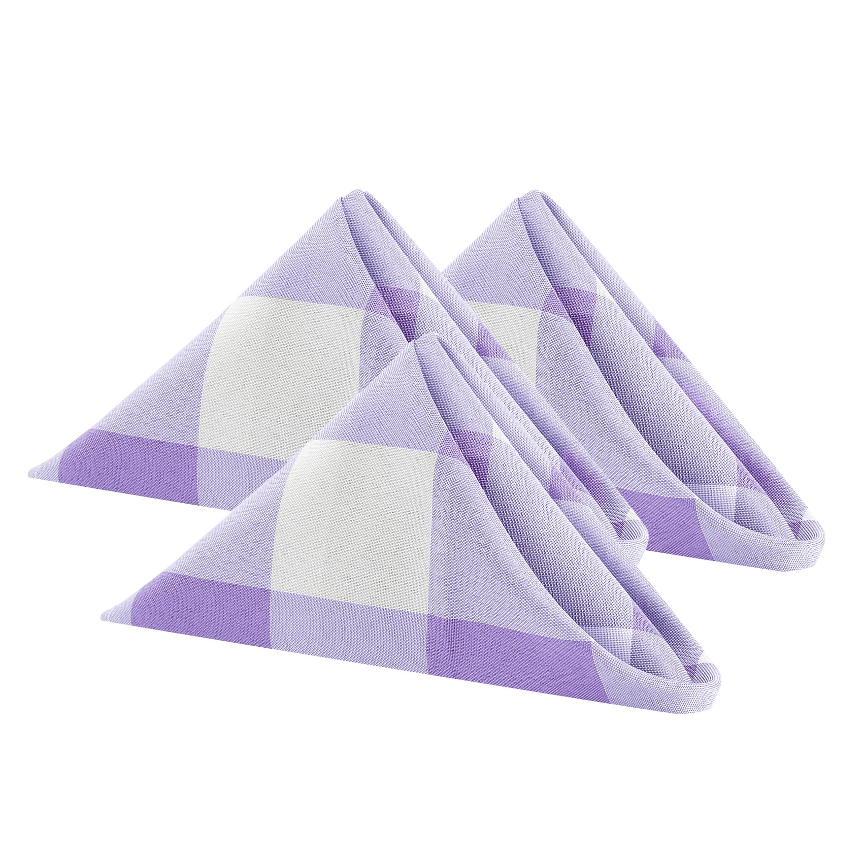 Buffalo Plaid Table Napkins Set of 12 Checkered Cloth Napkins 17x17 inch Washable Dinner Gingham Pattern Napkins Soft Napkins for Wedding Party Dining