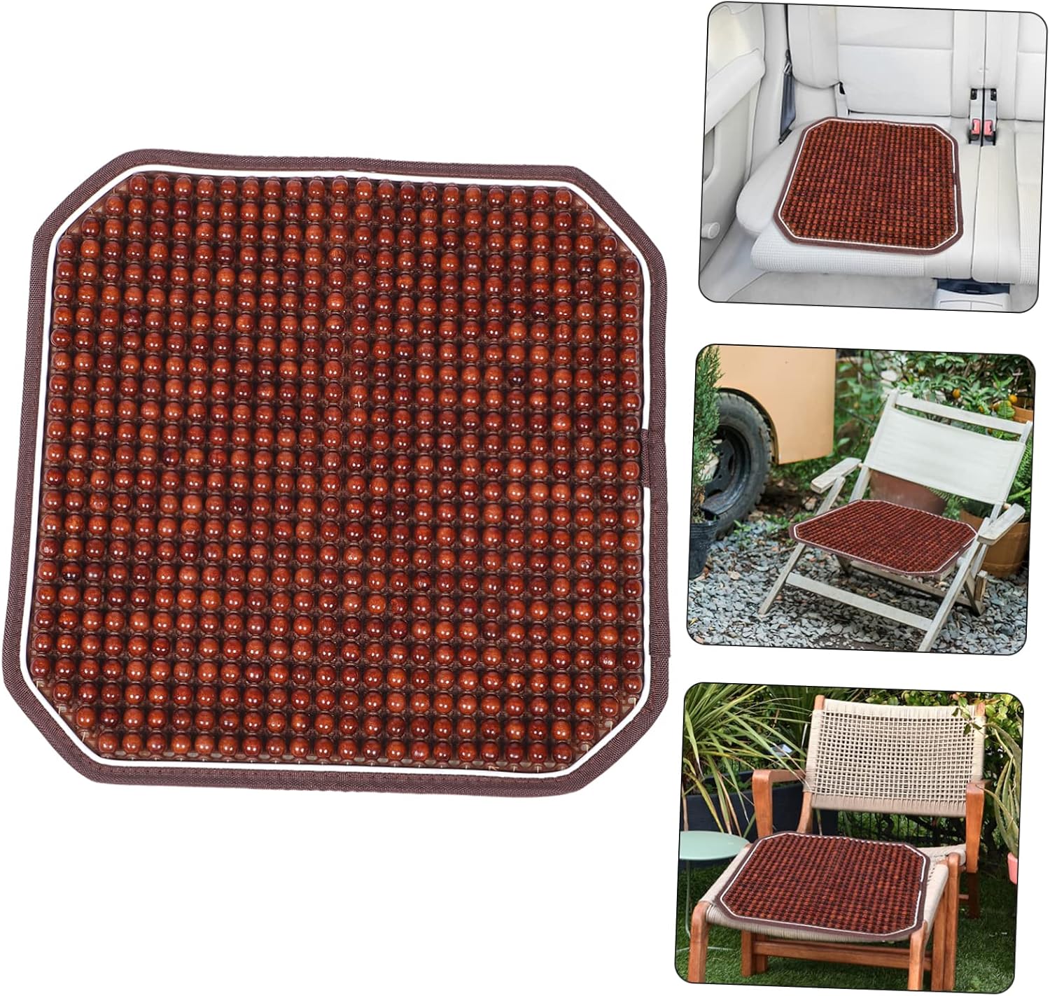 Breathable Multi-Purpose Bead Seat Cushion for Office Home Use Comfort for Long Sitting for Chairs Stools and Car Seats