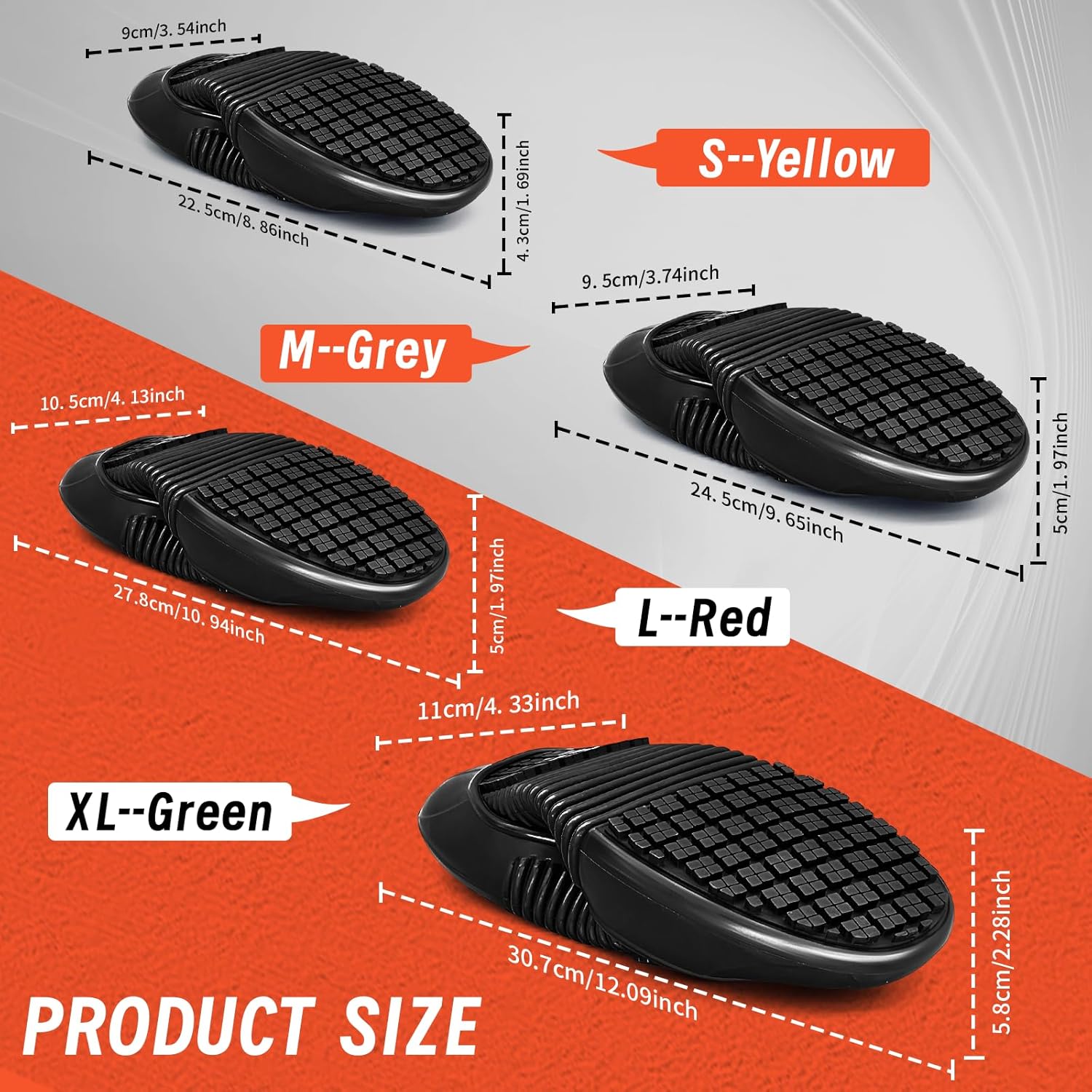 LG01 Crews Crew Guard Fuel oil Resistant (FO) Shoe Covers- CE/ASTM Anti-slip & Waterproof Rubber Overshoes for Work, Non-Slip Safety Protectors for Kitchen/Medical (Black, L(US Women 7-8.5 | Men 6-8）)