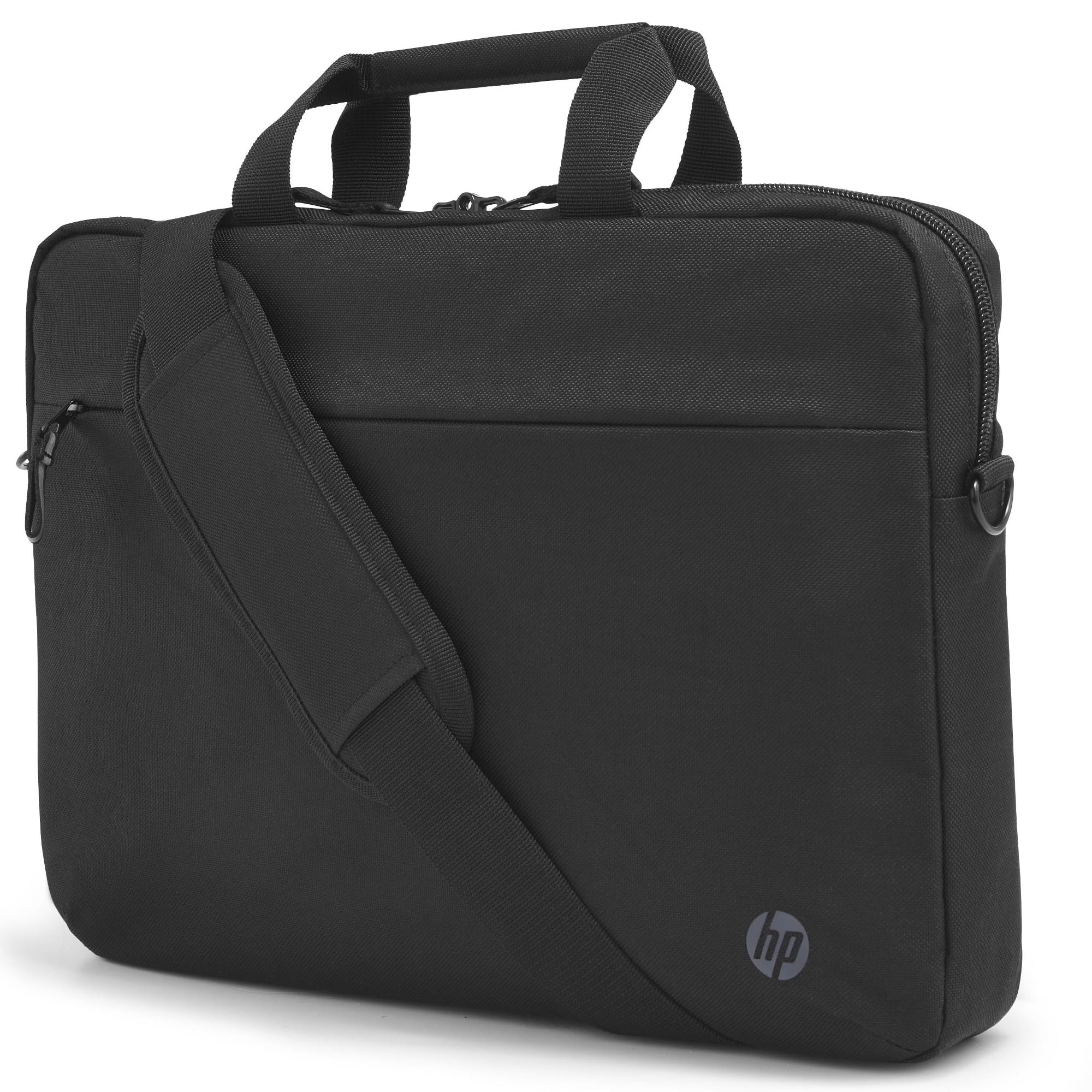 HP Professional TopLoad Briefcase Messenger Bag for Laptop/Chromebook/Mac, RFID, Suitcase Pass-Through - Grey