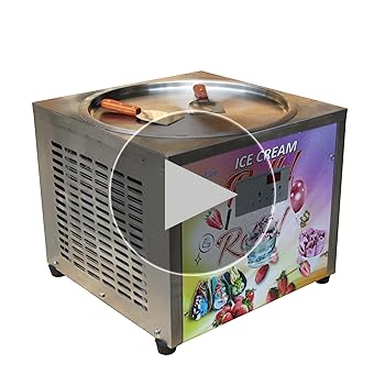 Amazon.co.jp: 業務用ロールアイスクリームマシン、シングルスクエア