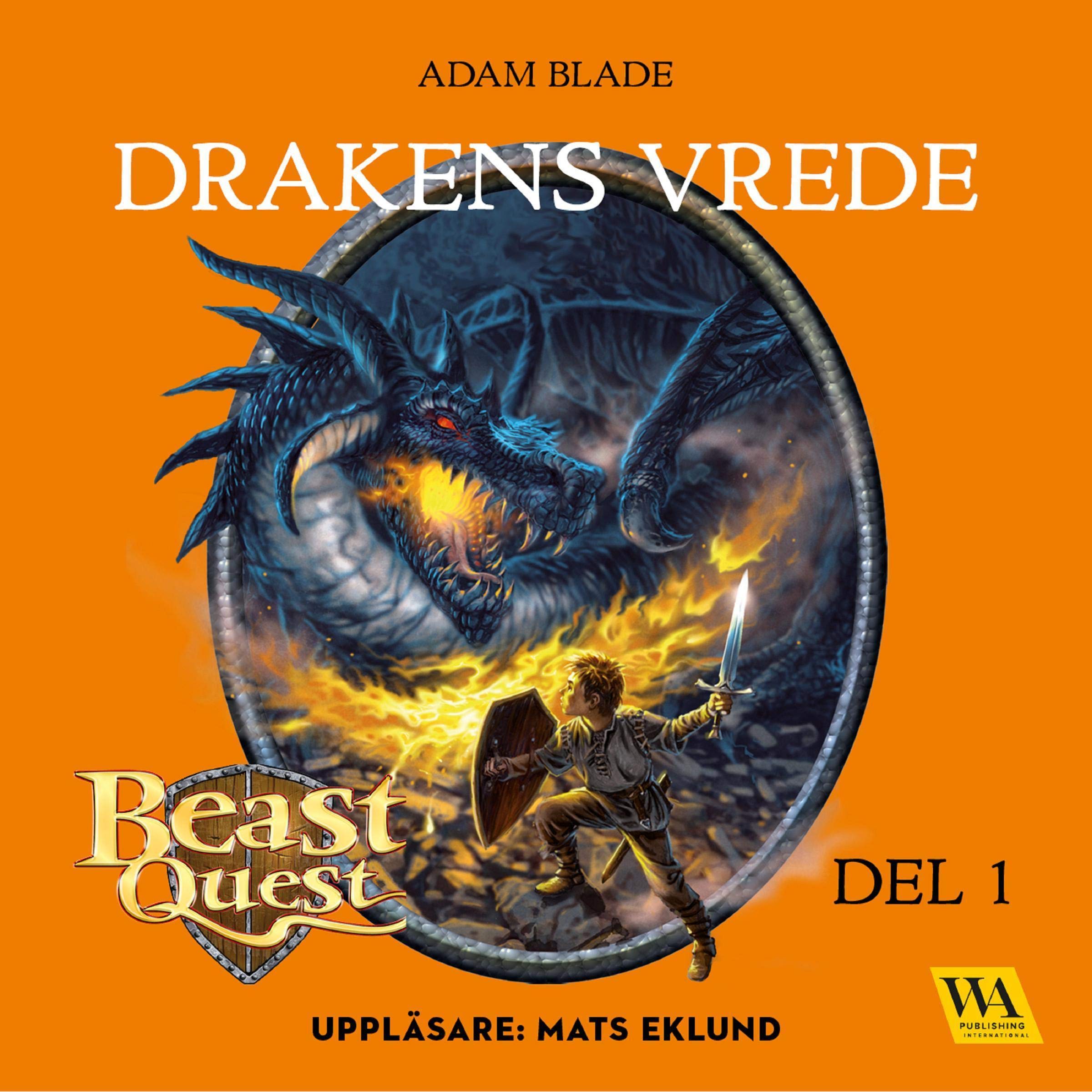 Cover art for Drakens vrede