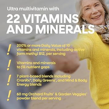 Nature's Way Alive! Ultra Potency Multivitamin for Women 50 Plus, Complete High Potency Formula with Vitamin D3, C, E, Methylated B12, Supports, Heart, Brain, and Bone Health*, 150 Tablets