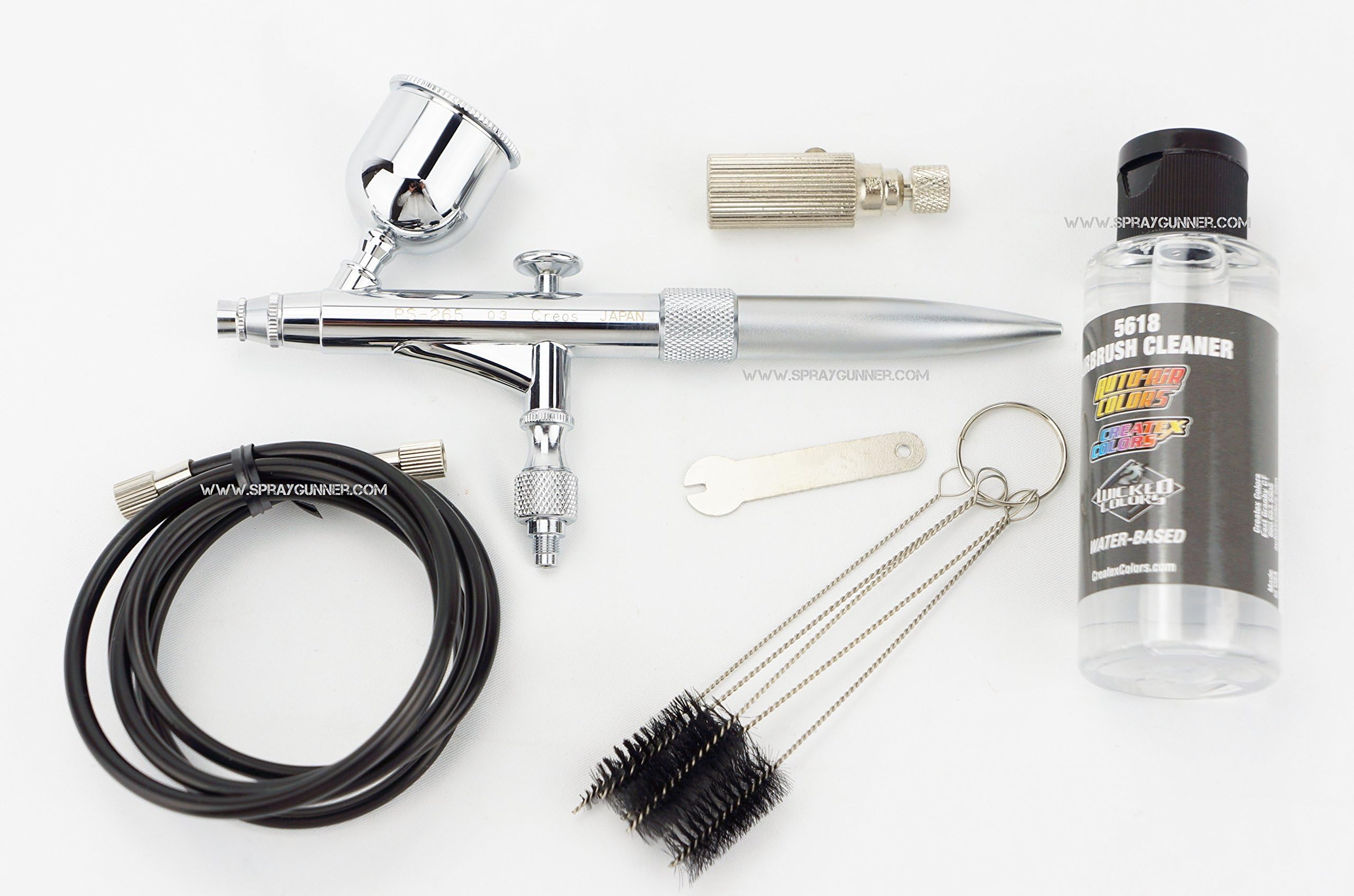 MR. AIRBRUSH Procon Boy GSI Creos PS-265 SAe SINGLE ACTION mr hobby airbrush 0.3mm nozzle with BONUS by SprayGunner